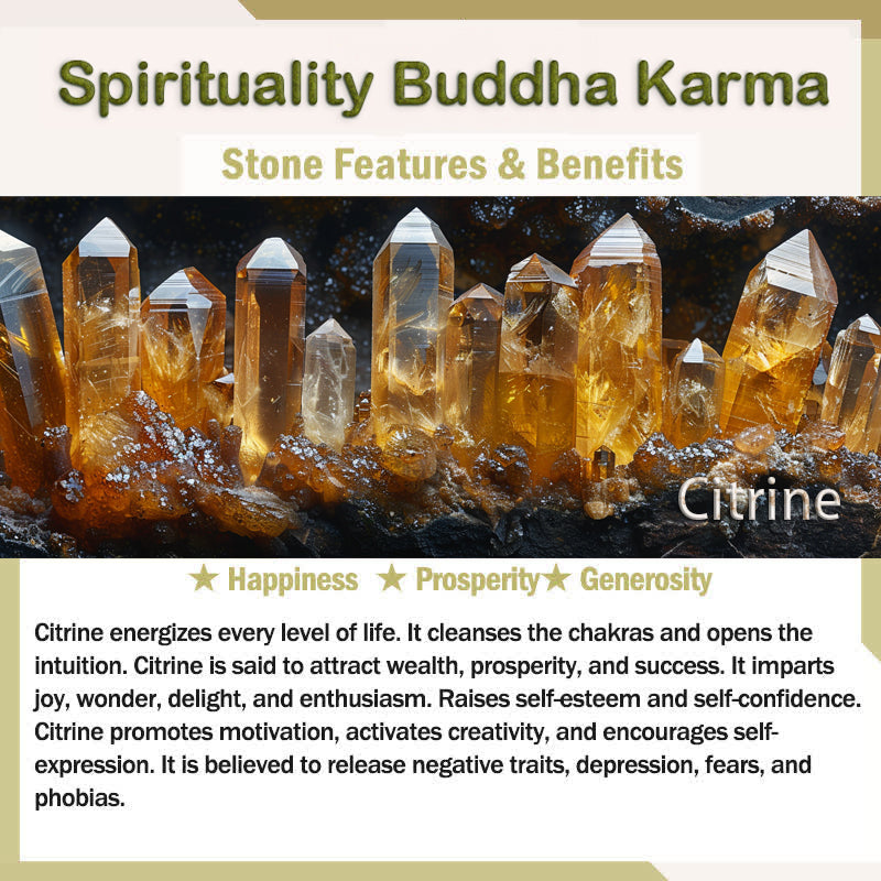 Spirituality Buddha Karma Various Crystal Ball Amethyst Citrine Pink Crystal White Crystal Healing Necklace Pendant