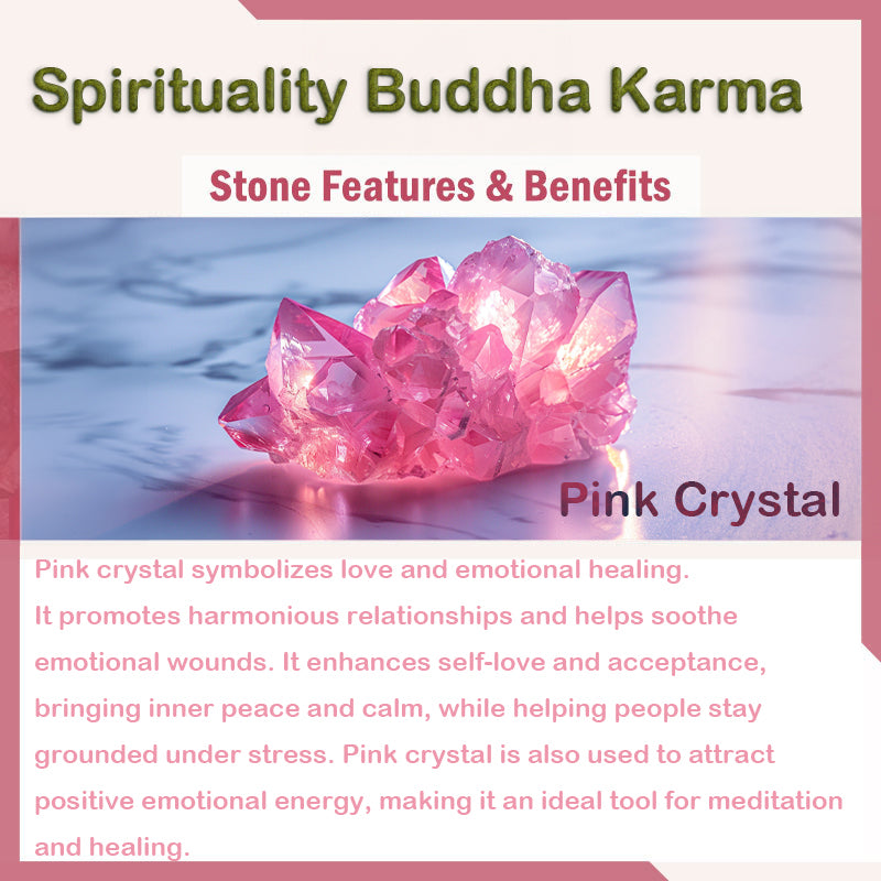 Spirituality Buddha Karma Various Crystals Black Obsidian Purification Bracelet