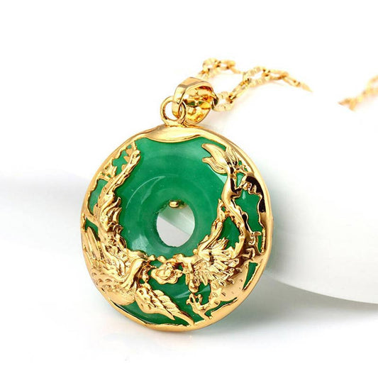 Jade Natural Jade Prosperity Necklace