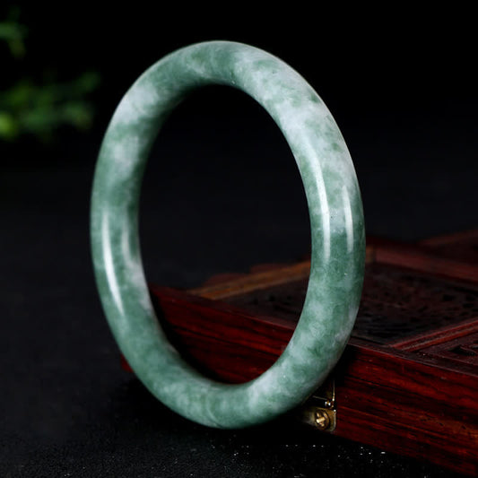 Jade Natural Jade Luck Abundance Bangle Bracelet