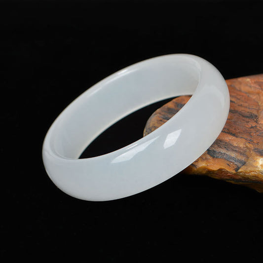 Jade Natural Golden Silk Jade Wealth Luck Bracelet Bangle