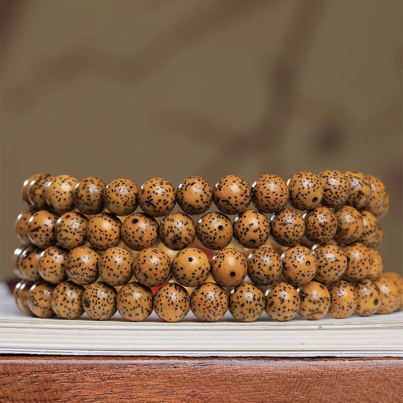 Spirituality Buddha Karma 108 Mala Beads Bodhi Seed Red Agate Auspiciousness Bracelet