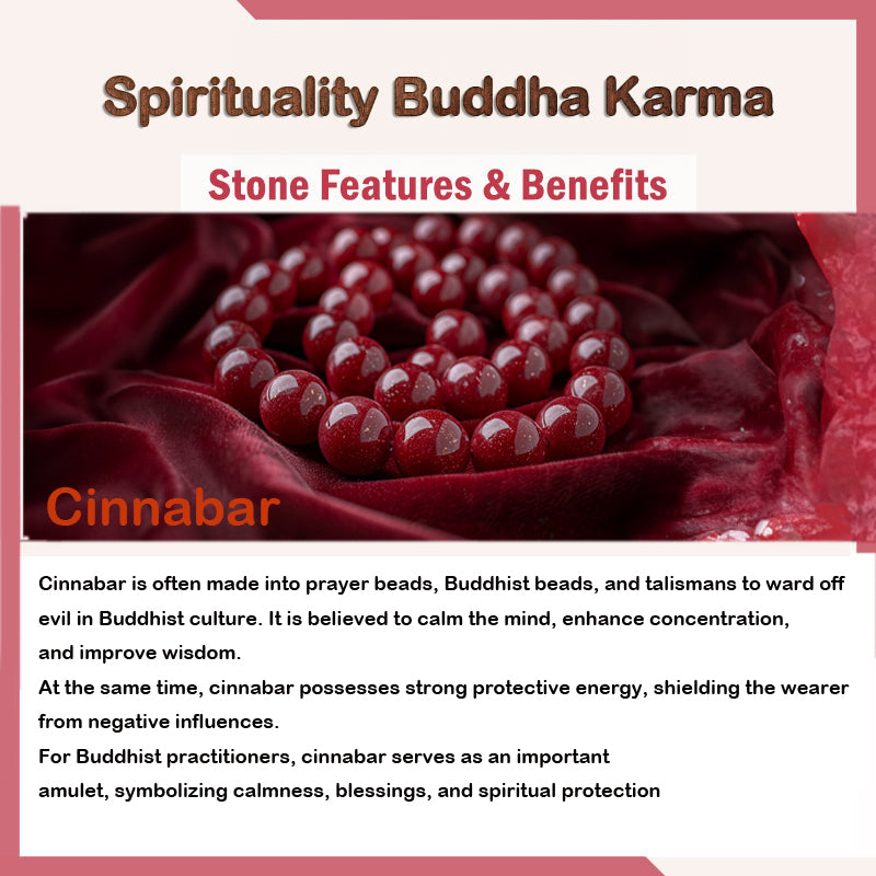 Spirituality Buddha Karma Natural Cinnabar Four Leaf Clover Blessing Red String Bracelet Anklet