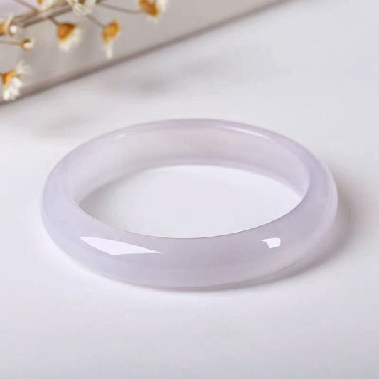 Jade Natural Purple Jade Soothing Protection Bracelet Bangle