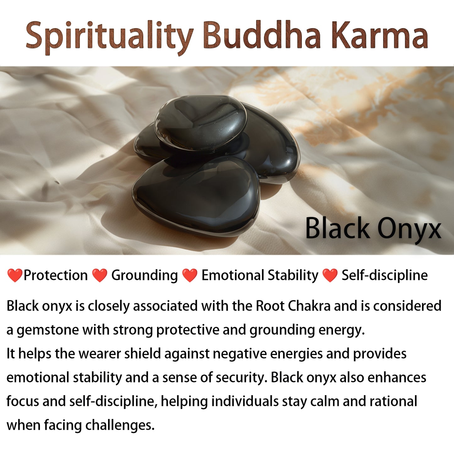 Spirituality Buddha Karma FengShui Obsidian PiXiu Wealth Necklace