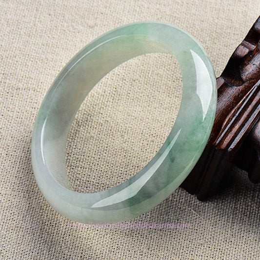 Jade Natural Jade Luck Healing Prosperity Bangle Bracelet