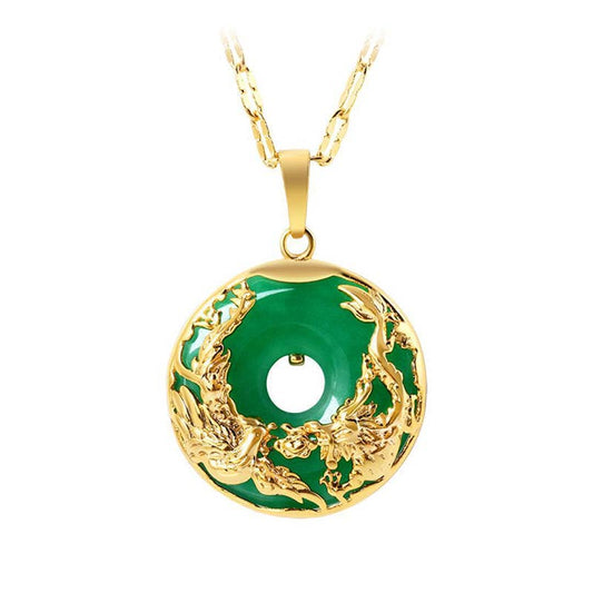 Jade Natural Jade Prosperity Necklace