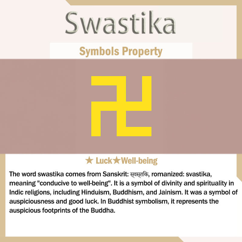 Spirituality Buddha Karma Swastika Lotus Pattern Natural Various Crystal Black Obsidian Purification Necklace Pendant