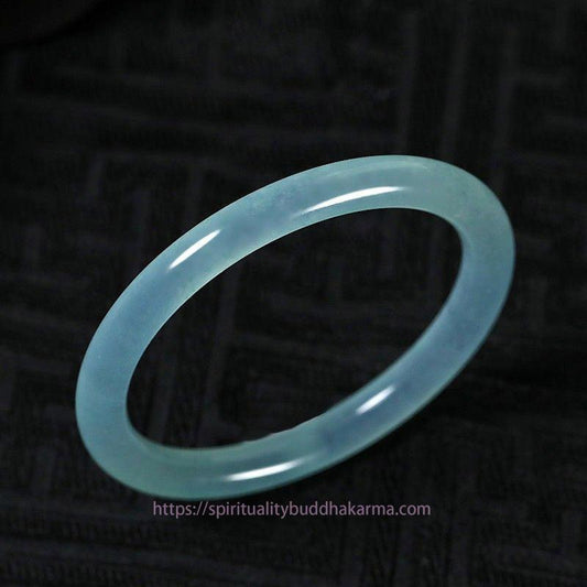 Jade Natural Jade Healing Blessing Bangle Bracelet