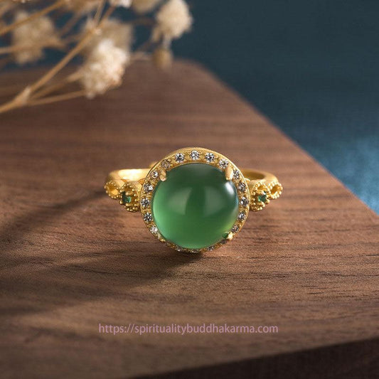 Jade Green Jade Fortune Ring