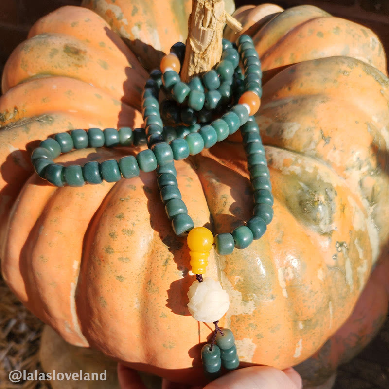Spirituality Buddha Karma Lotus Cyan Bodhi Seed Success Bracelet