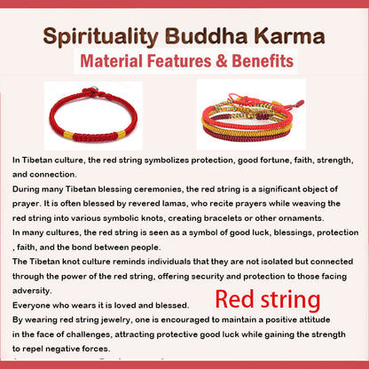 Spirituality Buddha Karma Handmade Natural Silver Sheen Obsidian Strawberry Quartz Cute Cat Protection Braided Bracelet