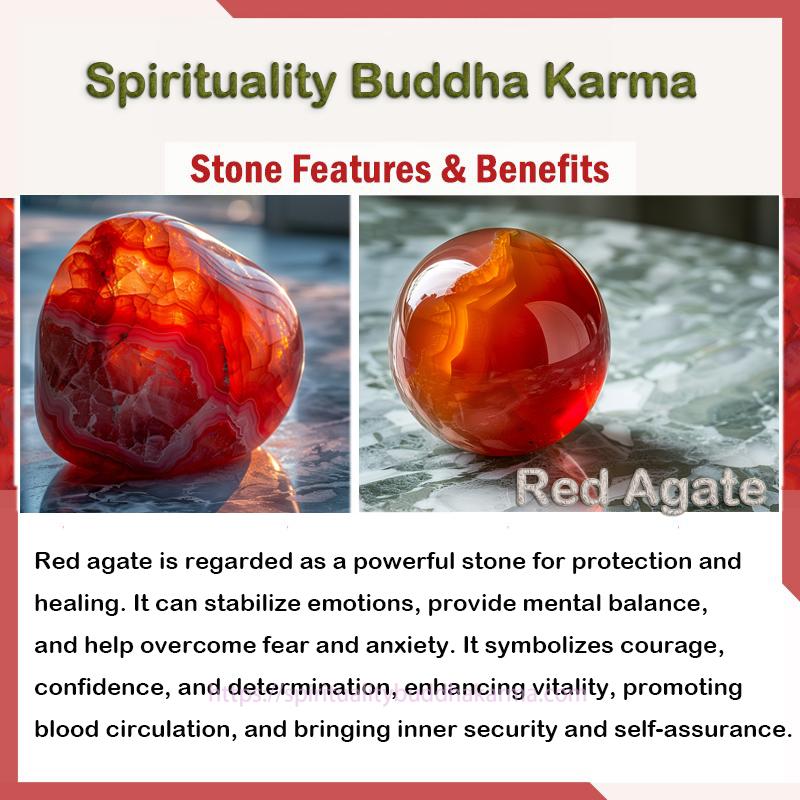 Golden Energy Citrine Natural Wealth Solar Plexus Chakra (Third Chakra) Red Agate Green Chalcedony Protection Bracelet