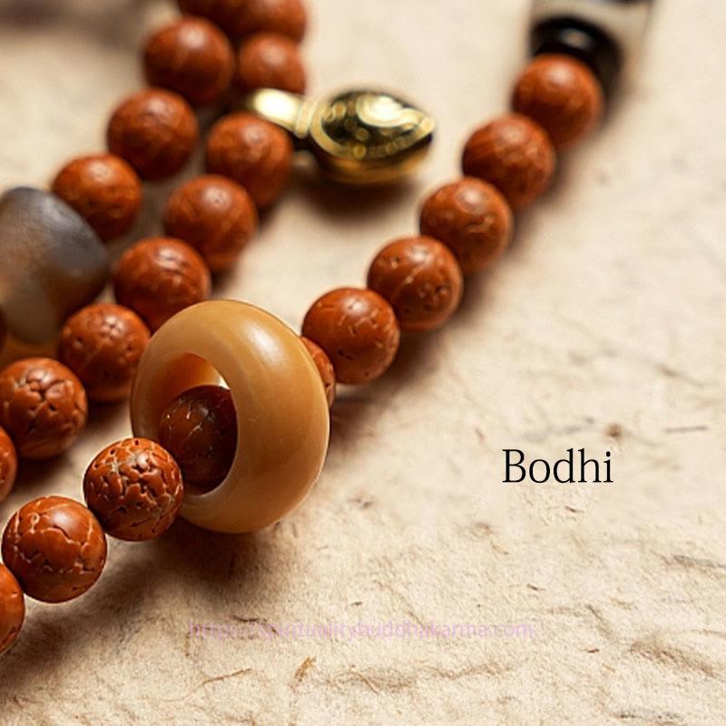 Spirituality Buddha Karma Tibet Bodhi Seed 108 Mala Beads Wisdom Peace Bracelet Necklace