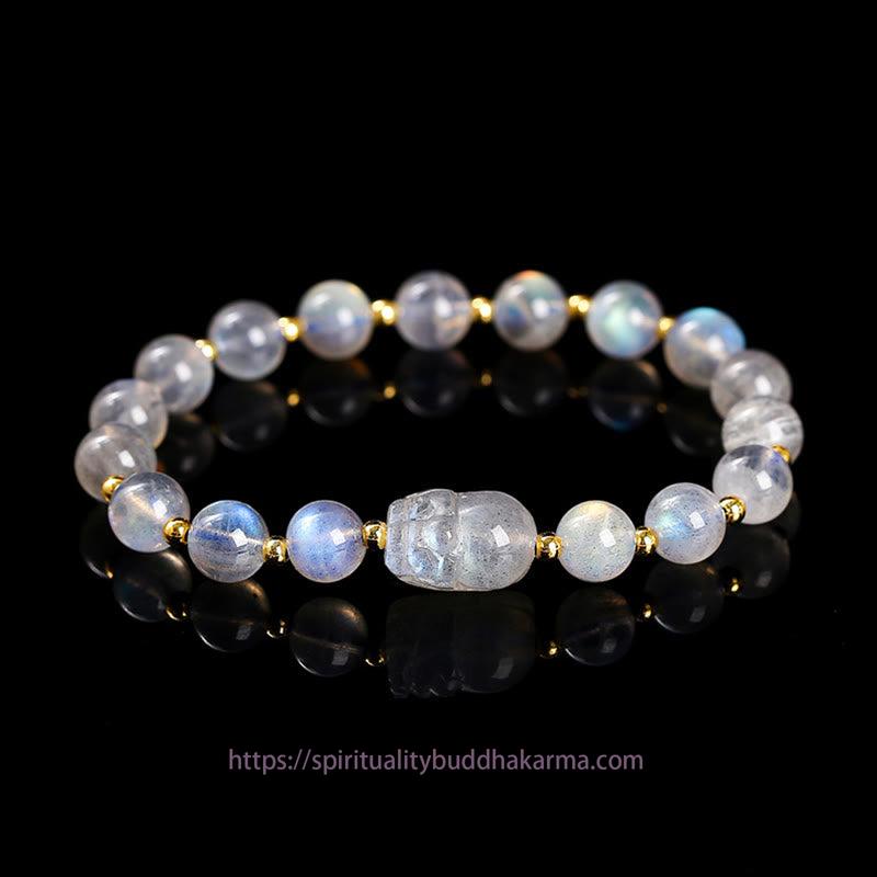 Golden Energy Citrine Various Crystal PIXIU Pink Crystal Warmth Bracelet