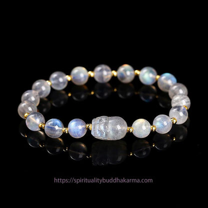 Golden Energy Citrine Various Crystal PIXIU Pink Crystal Warmth Bracelet
