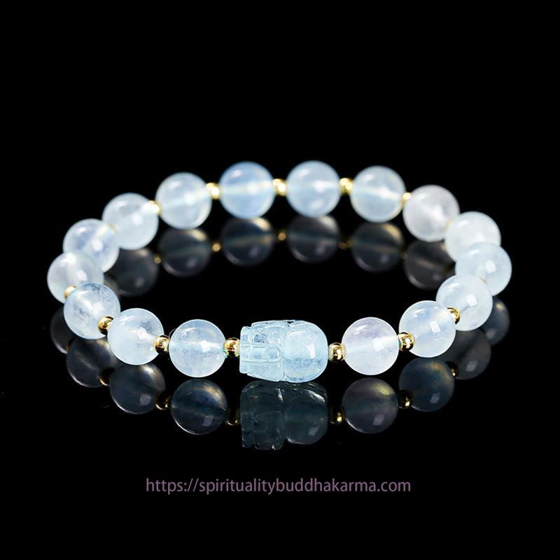 Golden Energy Citrine Various Crystal PIXIU Pink Crystal Warmth Bracelet