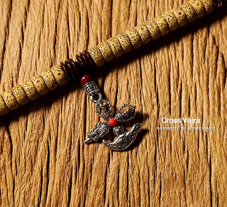 Spirituality Buddha Karma Tibet 108 Mala Beads Bodhi Seed Cross Vajra Dharma Wheel PiXiu Wealth Bracelet