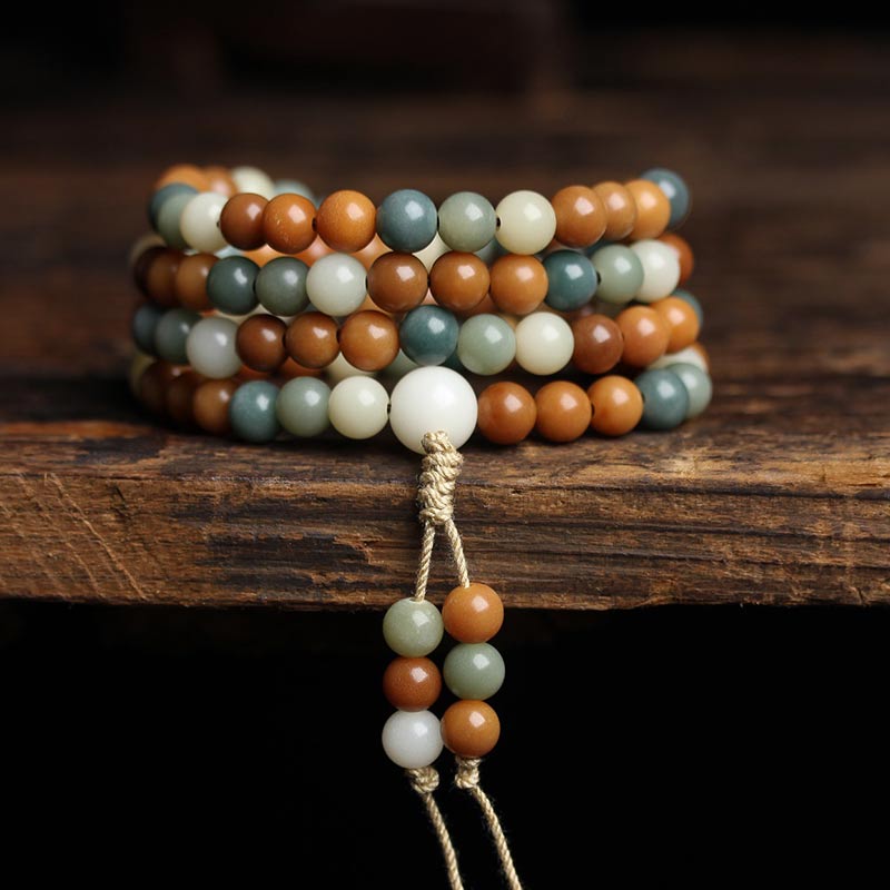 Spirituality Buddha Karma Bodhi Seed Mala Harmony Wisdom Bracelet