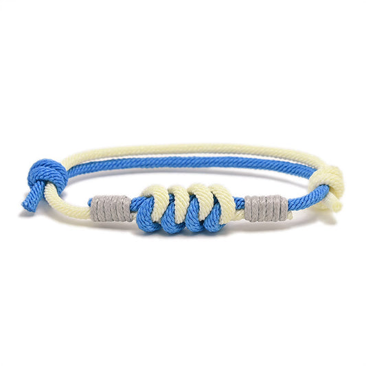 Ancient Tibetan Buddhist Red String Tradition  Simple Design King Kong Knot Strength Braid String Bracelet