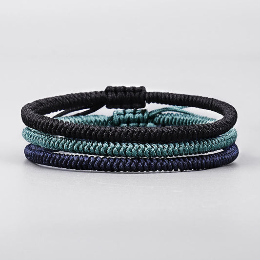 Ancient Tibetan Buddhist Red String Tradition  Tibetan 3Pcs King Kong Knot Handcrafted Amulet Strength Bracelet