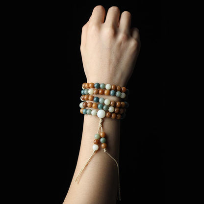 Spirituality Buddha Karma Bodhi Seed Mala Harmony Wisdom Bracelet