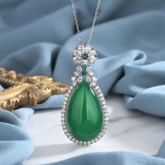 Jade  Cyan Jade Harmony Necklace