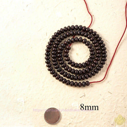 Spirituality Buddha Karma Natural Tibet 108 Mala Beads Purple Bodhi Seed Wealth Bracelet