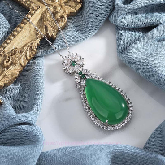 Jade  Cyan Jade Harmony Necklace