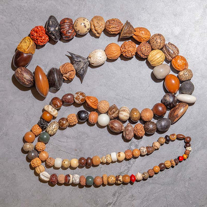 Spirituality Buddha Karma 108 Mala Beads Bodhi Seed Luck Wealth Bracelet Wrist Mala