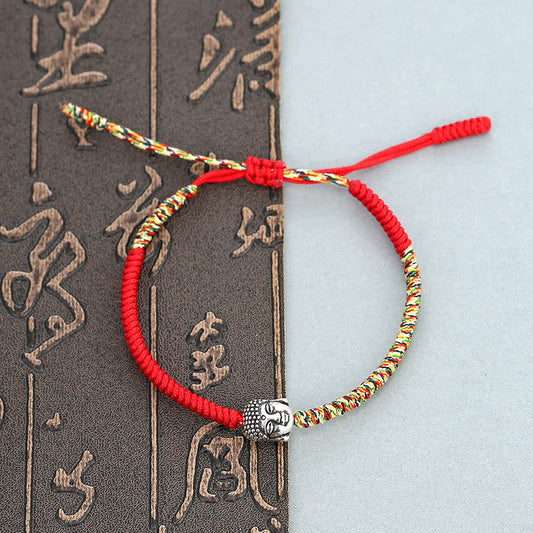Spirituality Handmade Colorful King Kong Knot Buddha Serenity String Bracelet