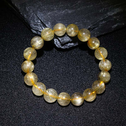 Natural Wealth Solar Plexus Chakra (Third Chakra) Happiness Blessing Bracelet (Extra 30% Off | USE CODE: FS30)