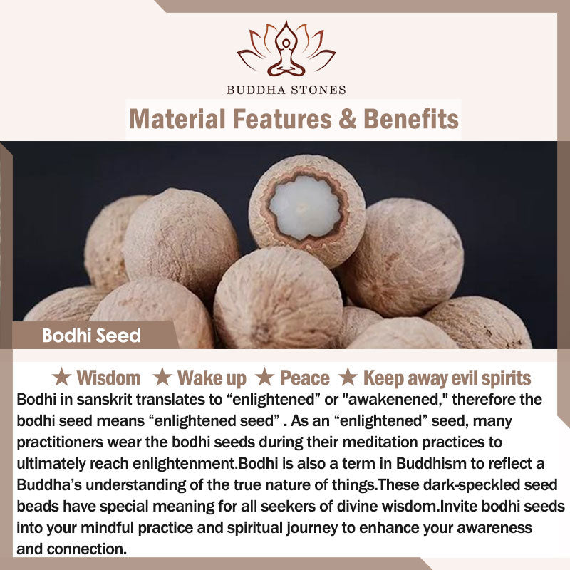 Spirituality Buddha Karma 108 Mala Beads Gradient Bodhi Seed Buddha Hand Engraved Peace Bracelet