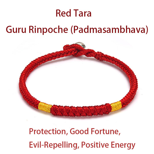 🔴 Red Tibetan Religious Bracelet | The Power of Attraction and Prosperity: Protection, Manifestation, and Energy