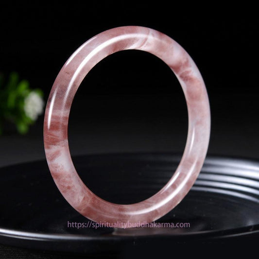 Jade  Purple Jade Happiness Protection Bracelet Bangle