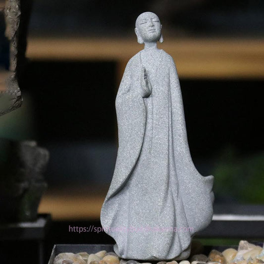 Spirituality Meditation Buddha Monk Serenity Home Decoration