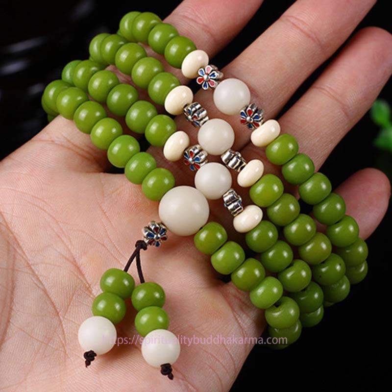 Spirituality Buddha Karma Tibetan Mala Bodhi Peace Bracelet
