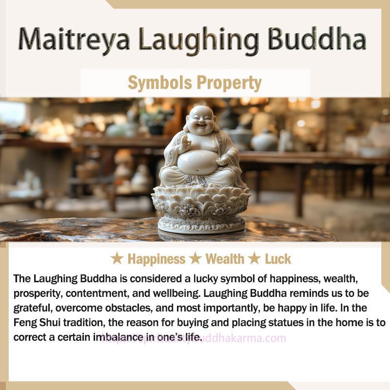 Buddha Energy Necklace Laughing Buddha Hetian Jade Luck Necklace Bead Chain Pendant