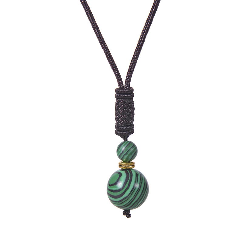 Spirituality Buddha Karma  Tibetan Jade Harmony Necklace