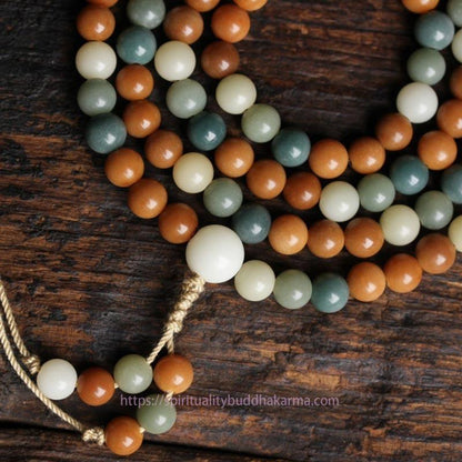 Spirituality Buddha Karma Bodhi Seed Mala Harmony Wisdom Bracelet