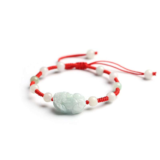 Jade  Natural Jade PiXiu Luck Bracelet