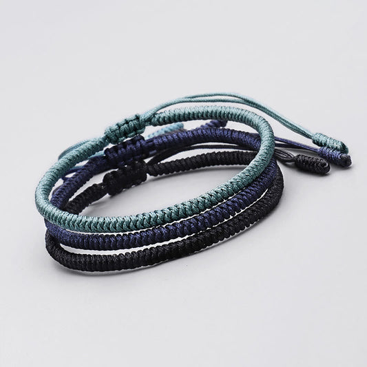 Ancient Tibetan Buddhist Red String Tradition  Tibetan 3Pcs King Kong Knot Handcrafted Amulet Strength Bracelet