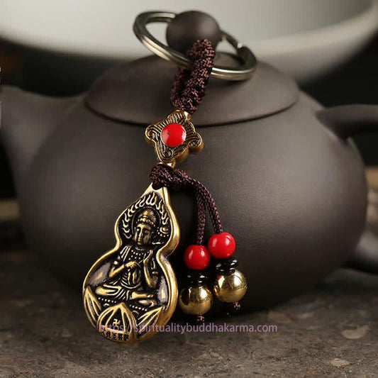 Spirituality  Mahasthamaprapta Bodhisattva Buddha Blessing Keychain