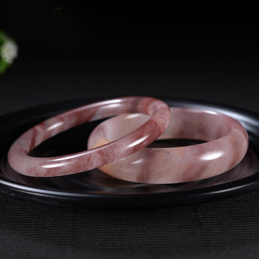 Jade  Purple Jade Happiness Protection Bracelet Bangle